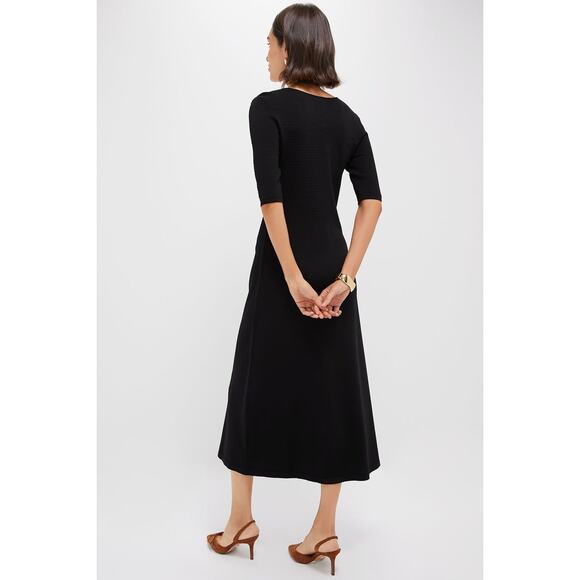 POMANDER PLACE Black Clara Dress Size M NWT Retail $148 Tuckernuck - Picture 2 of 8